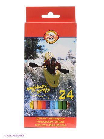 Koh-i-Noor Набор карандашей "Спорт" (24 цвета)