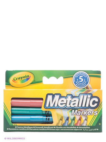Crayola Фломастеры цвета металлик