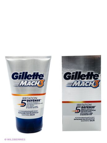 GILLETTE Бальзам после бритья MACH3, успокаивающий кожу