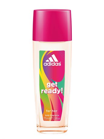 Adidas Освежающая парфюмированная вода для женщин adidas Get Ready 75 мл