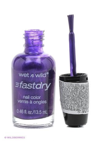 Wet n Wild Лак для ногтей "fast dry nail polish", тон buffy the violet slayer