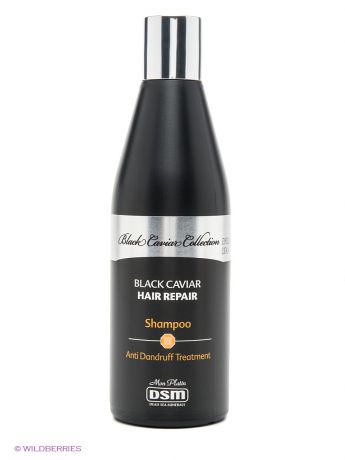 Mon Platin DSM Восстанавливающий шампунь от перхоти "Black Caviar Collection", 400 мл