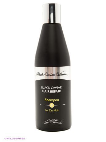 Mon Platin DSM Восстанавливающий шампунь для сухих волос "Black Caviar Collection", 400 мл