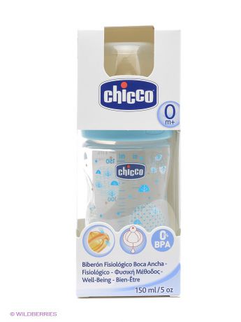 CHICCO Бутылочка пластик