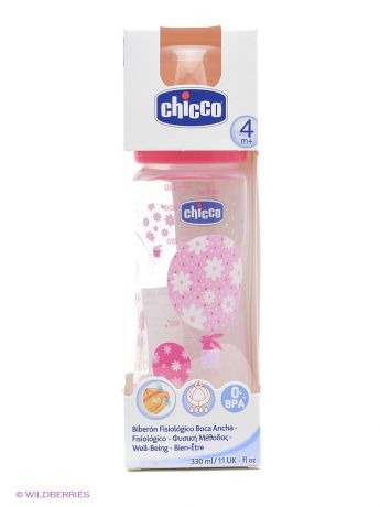 CHICCO Бутылочка пластик