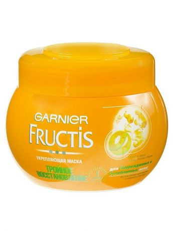 Garnier Маска для волос "Fructis, Тройное восстановление", укрепляющая, для сухих, пересушенных волос