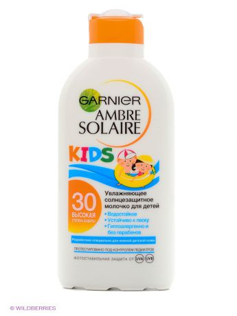 Garnier Детское молочко для тела "Ambre Solaire. Непобедимое", SPF 30, 200 мл