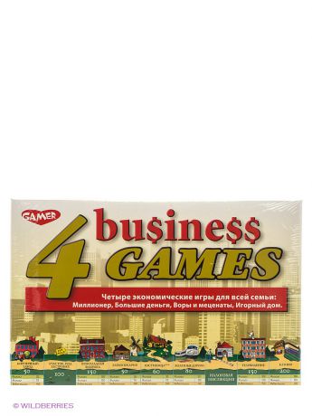 DREAM MAKERS Детская настольная игра "4 экономические игры"