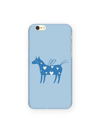 Mitya Veselkov Чехол для IPhone 6 "Крылатая лошадка на голубом"