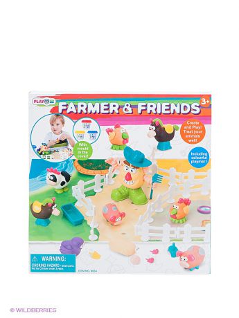 PlayGo Набор с пластилином "Фермер и друзья"