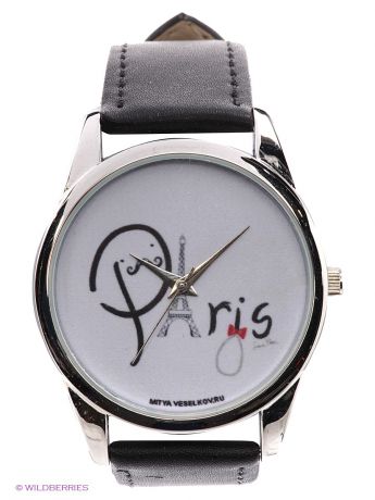Mitya Veselkov Часы "Paris буквами"