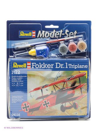 Revell Набор "Самолет Model Set Fokker DR.0"