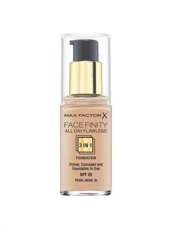 MAX FACTOR Тональная основа Facefinity All Day Flawless 3-in-1 №35