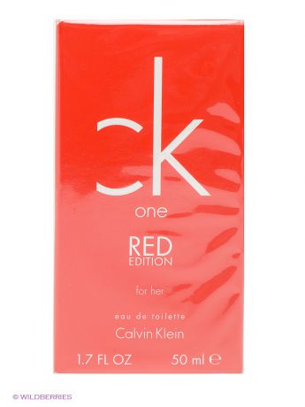 Calvin Klein Туалетная вода "One Red for Her", 50 мл