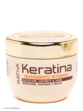 Kativa KERATINA Интенсивно восстанавливающий уход с кератином для поврежденных и хрупких волос 250 мл