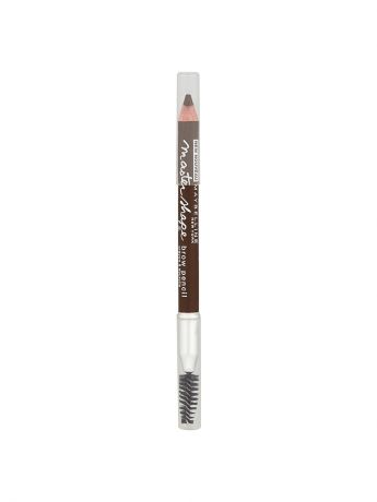 Maybelline New York Карандаш для бровей "Master Shape", цветной карандаш + щеточка, светло-коричневый, 0,8 г