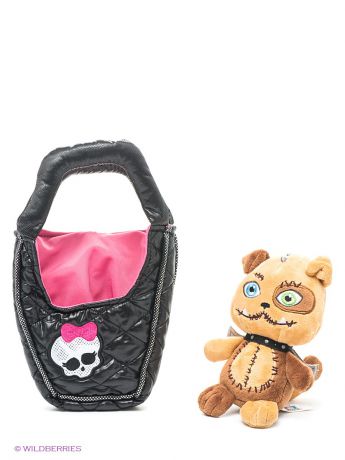 Monster High Плюшевый питомец - Собака  Безымянный  в сумочке, 14 см