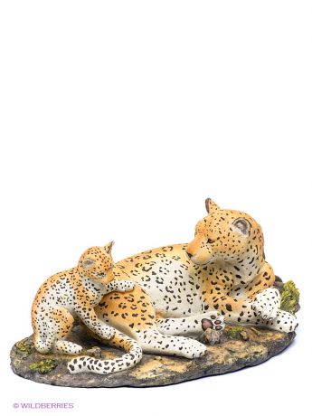 Veronese Статуэтка "Леопард с детенышем"