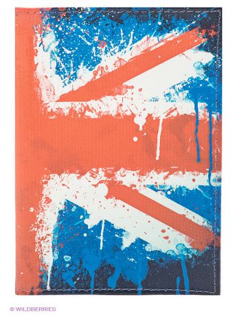 Mitya Veselkov Обложка для паспорта "Британский флаг в краске"