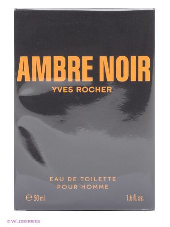 Yves Rocher Туалетная Вода Ambre Noir, 50мл