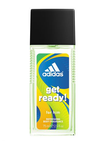 Adidas Освежающая парфюмированная вода для мужчин adidas Get Ready 75 мл