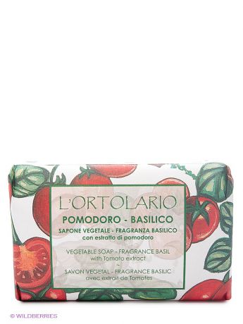 Iteritalia Натуральное мыло с ароматом базилика и экстрактом помидора, 150 гр
