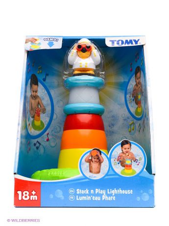 TOMY Игрушка для ванны  Пирамидка-Маяк  Tomy