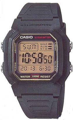 Casio Мужские японские электронные наручные часы Casio Collection W-800HG-9A