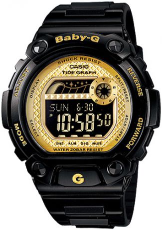 Casio Женские японские электронные наручные часы Casio Baby-G BLX-100-1C