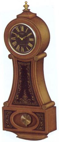 Vostok Деревянные настенные интерьерные часы с маятником и боем Vostok H-10083