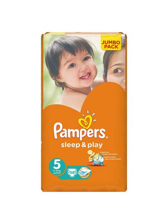 Pampers Подгузники Pampers Sleep & Play 11-18 кг, 5 размер, 58 шт