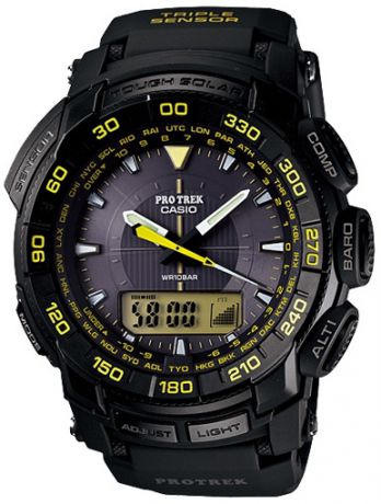 Casio Мужские японские спортивные наручные часы Casio Sport, Pro Trek PRG-550-1A9