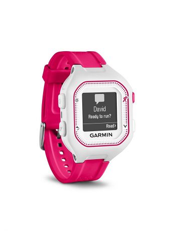 GARMIN Часы для бега Forerunner 25, Small - White/Pink