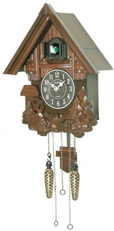 Sinix Деревянные настенные интерьерные часы с кукушкой Sinix 693 W