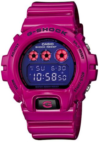 Casio Мужские японские спортивные электронные наручные часы Casio G-Shock DW-6900PL-4E