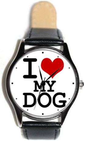 Shot Дизайнерские наручные часы Shot Standart I love my DOG