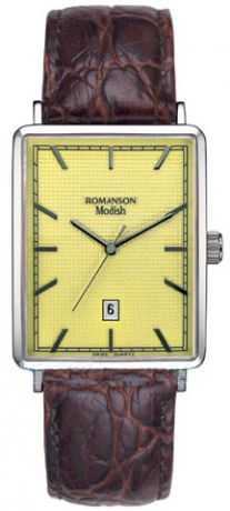 Romanson Мужские наручные часы Romanson DL 5163S MW(GD)