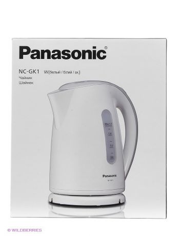Panasonic Чайник Panasonic NC-GK1WTQ белый 1.7л. 2200Вт