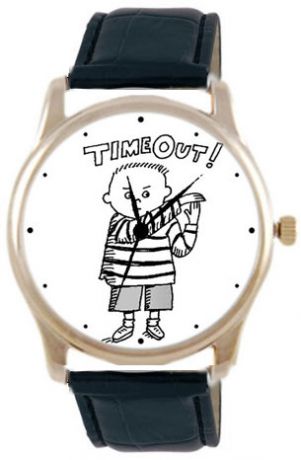 Shot Дизайнерские наручные часы Shot Concept TimeOut черн. рем.