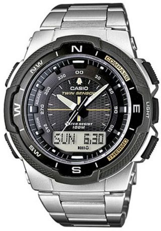 Casio Мужские японские спортивные наручные часы Casio Sport, Pro Trek SGW-500HD-1B