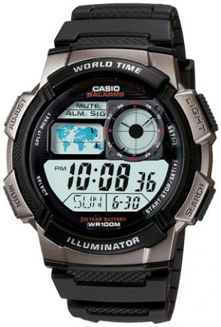 Casio Мужские японские спортивные наручные часы Casio Sport, Pro Trek AE-1000W-1B