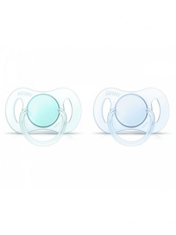 Philips AVENT Мини-пустышки для мальчиков Philips Avent серия Для самых маленьких SCF151/01 2 шт. 0-2 мес.