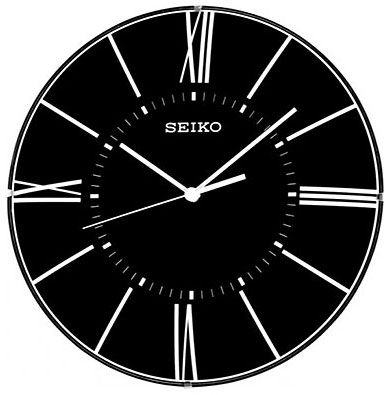 Seiko Пластиковые настенные интерьерные часы Seiko QXA570J