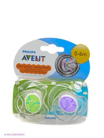 Philips AVENT Пустышки Philips Avent серия Freeflow SCF180/23 2 шт. 0-6 мес.