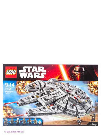 LEGO Игрушка Звездные войны Сокол Тысячелетия модель 75105