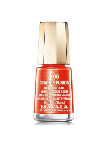 Mavala Лак для ногтей тон 106 Orange Fusion
