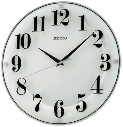 Seiko Пластиковые настенные интерьерные часы Seiko QXA445W
