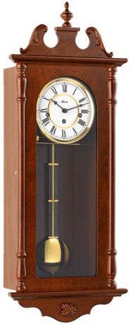 Hermle Деревянные настенные механические часы с маятником и боем Hermle 70965-030141