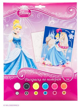 Multiart Набор для творчества  Disney принцессы раскраска по номерам