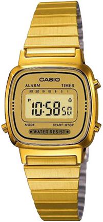 Casio Женские японские электронные наручные часы Casio Collection LA-670WEGA-9E